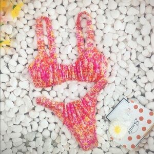Floral Pink Bikini Set